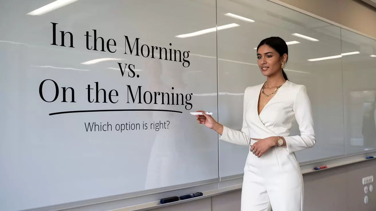 “In the Morning” vs. “On the Morning”