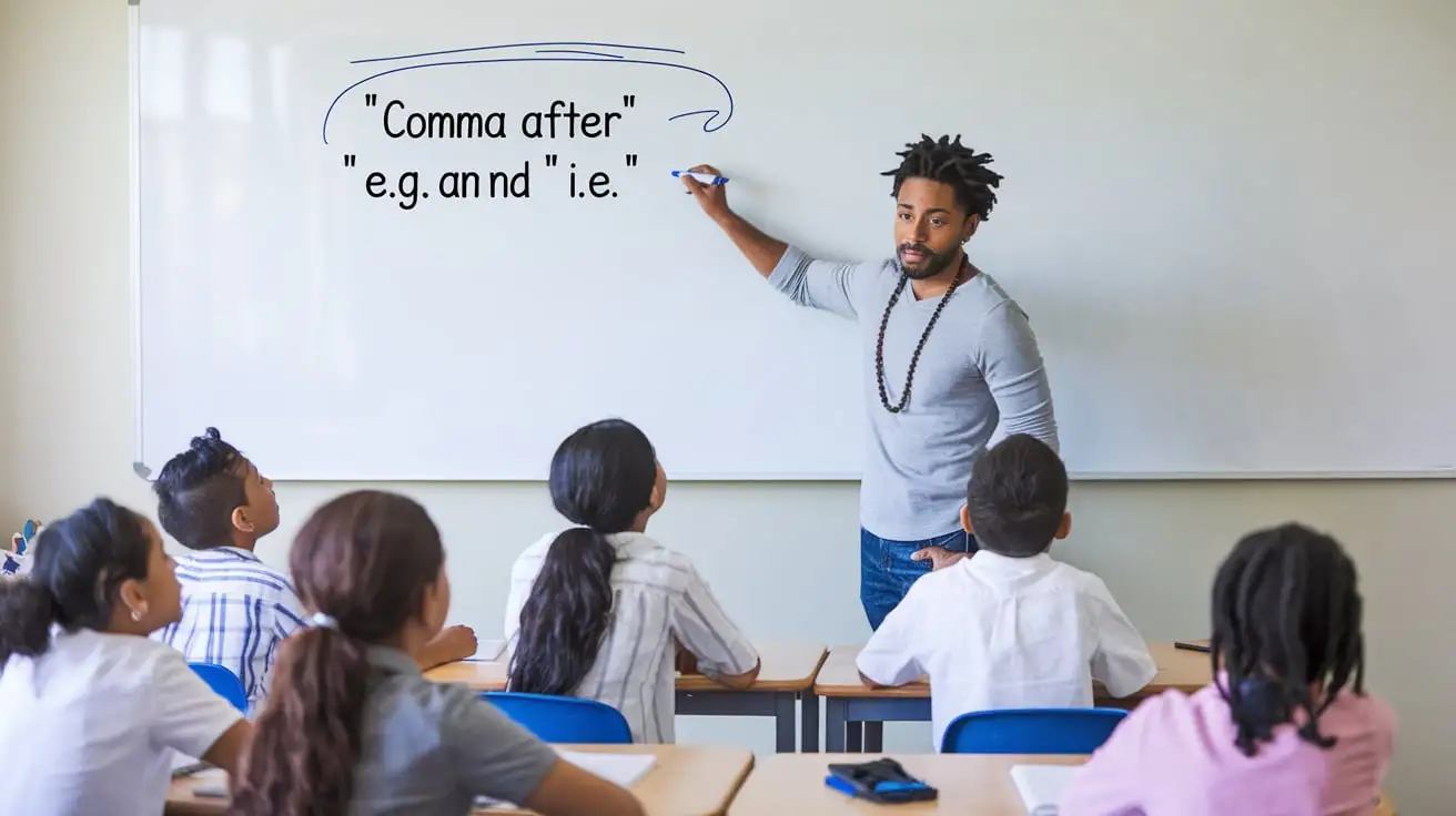 Comma After “e.g.” and “i.e.”