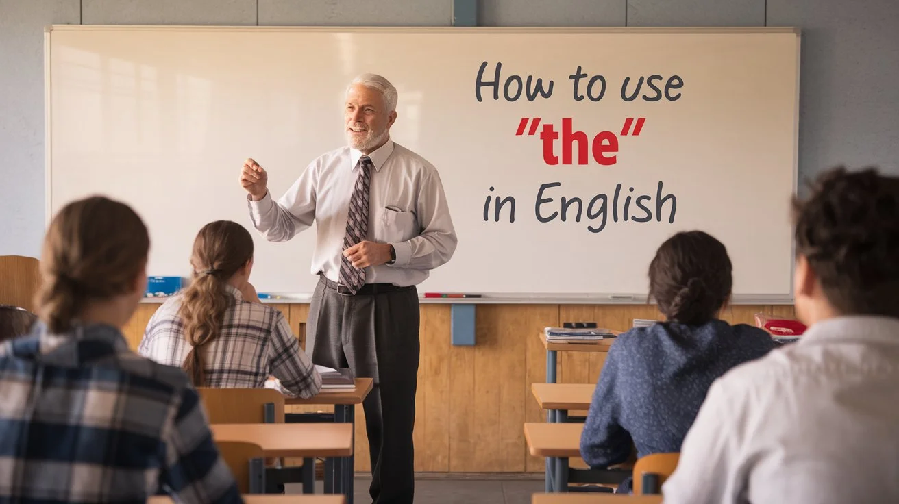 How To Use "The" In English