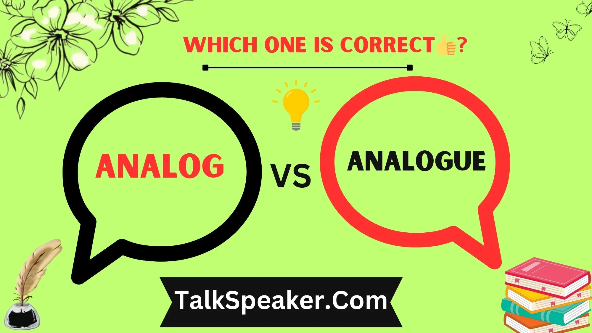 Analog vs Analogue