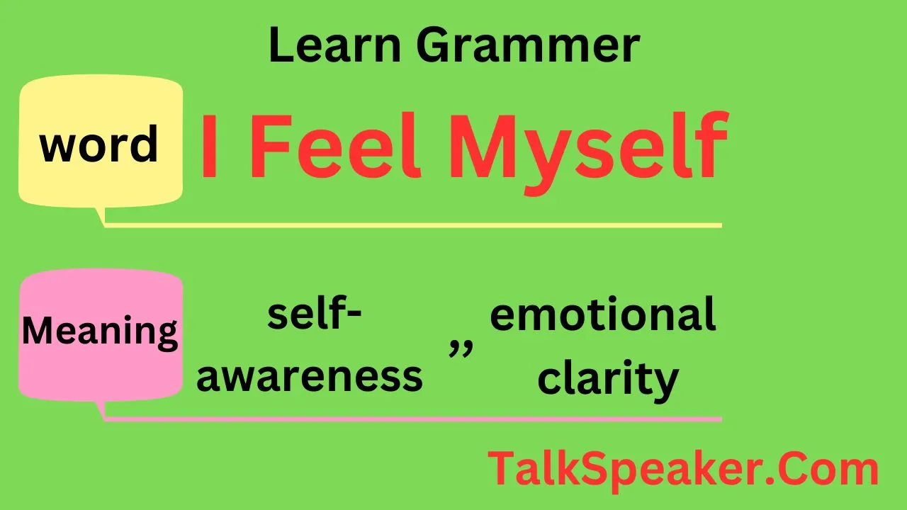 Meaning of “I Feel Myself”